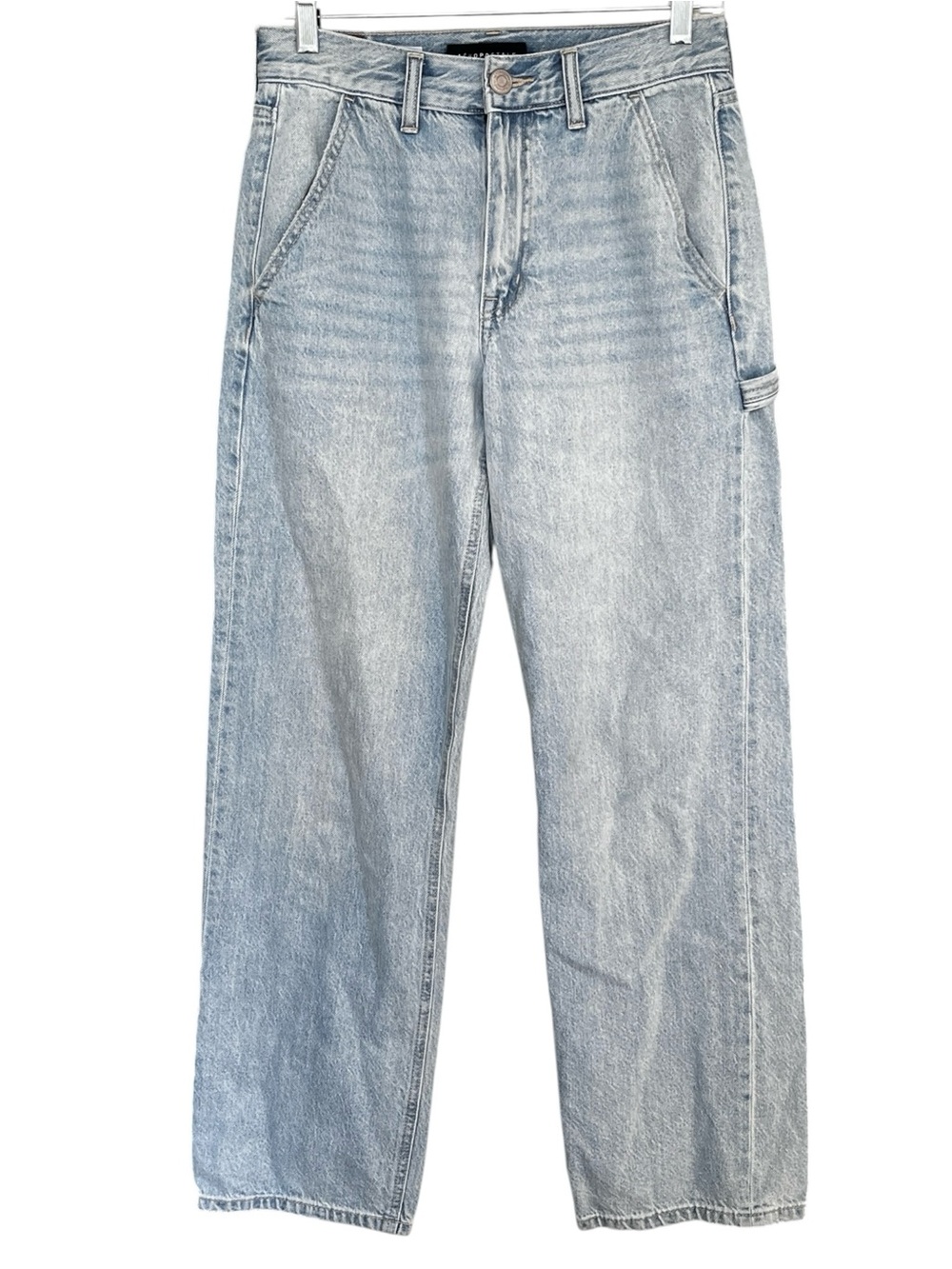 Aeropostale Light Blue High-Rise Baggy Carpenter Jeans Size 2